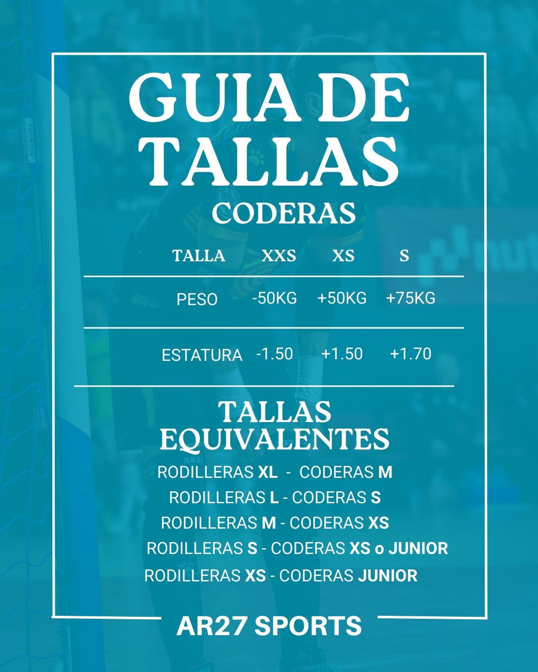 Coderas TEAM AR27 Azules