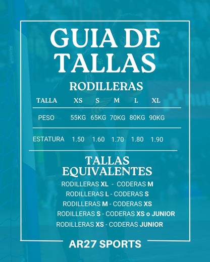 Rodilleras TEAM AR27 Blancas